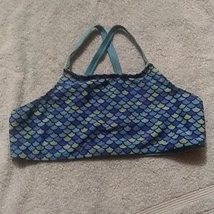 Sparkle mermaid crop top